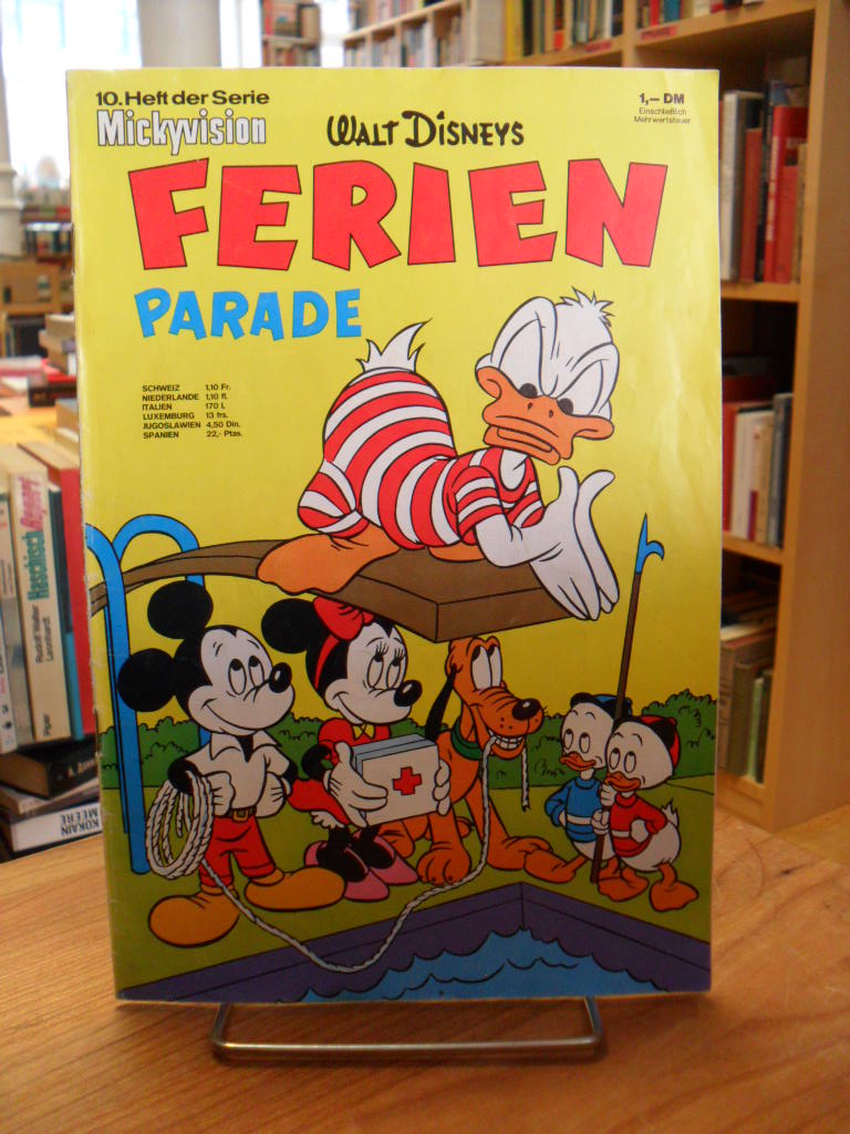 Disney, 10. Heft der Mickyvision. (auf Vorderdeckel: Walt Disney’s Ferienparade)