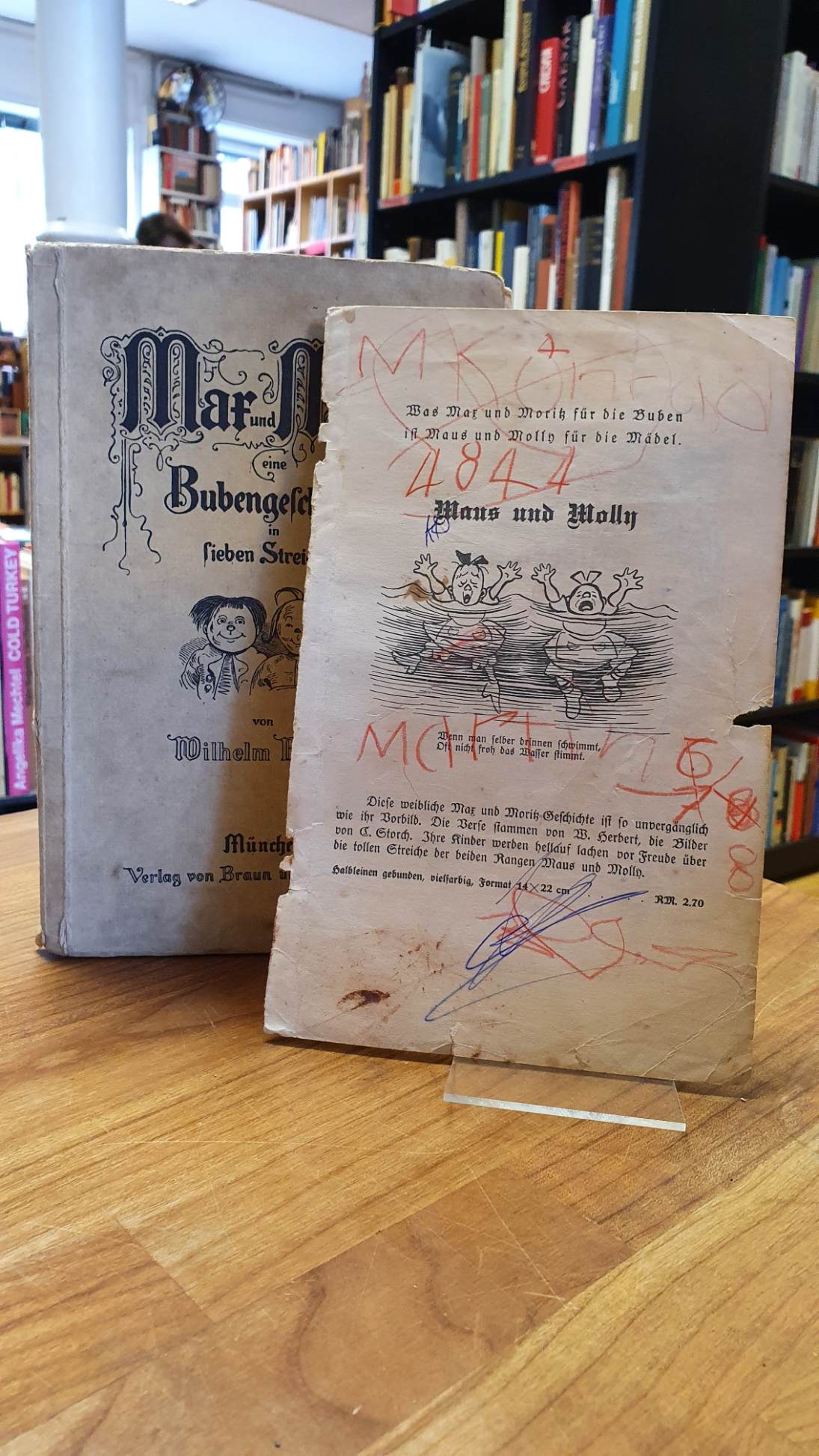 Busch, Max und Moritz eine Bubengeschichte in sieben Streichen, Busch, Max und Moritz eine Bubengeschichte in sieben Streichen,