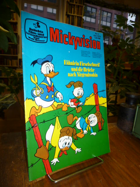 Disney, Walt / Kabatek, Mickyvision, Heft 6 Juni 1976 (auf Vorderdeckel: Fähnl Disney, Walt / Kabatek, Mickyvision, Heft 6 Juni 1976 (auf Vorderdeckel: Fähnl