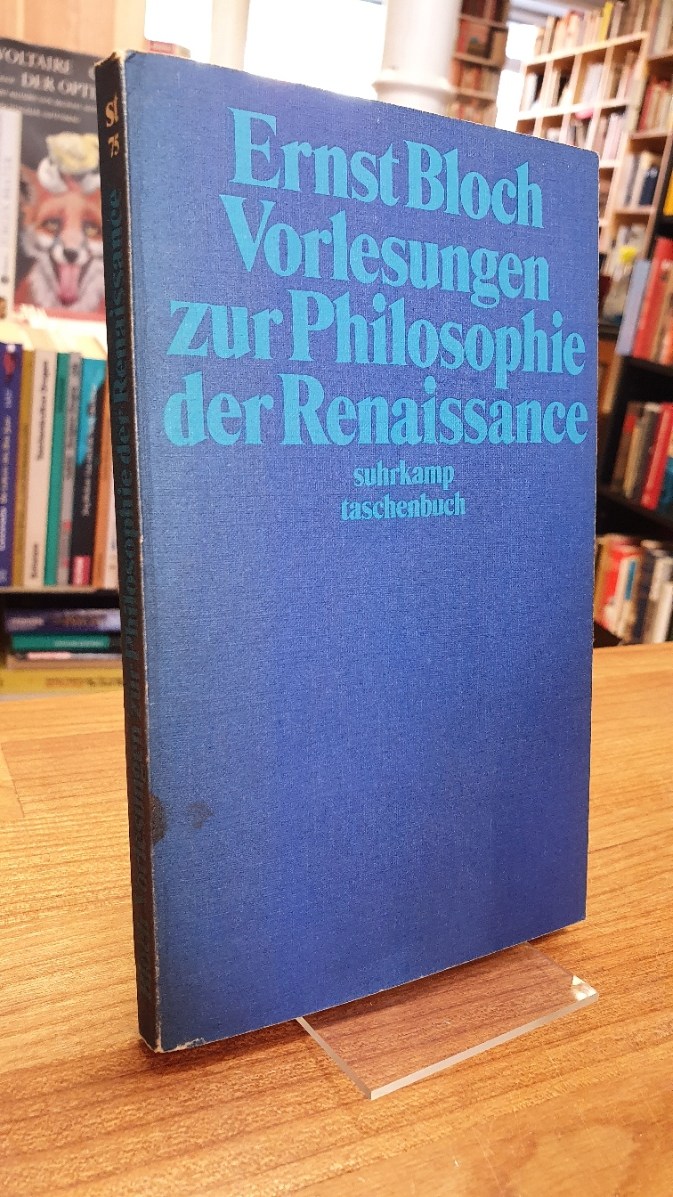 Bloch, Vorlesungen zur Philosophie der Renaissance,