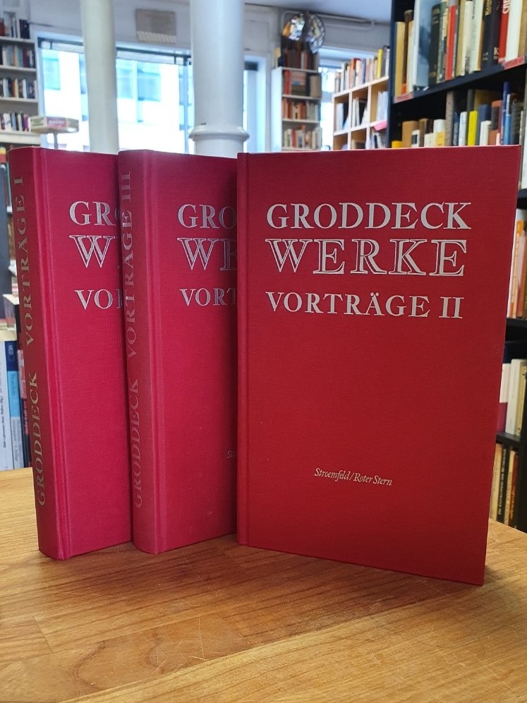 Groddeck, Werke: Vorträge – 3 Bände: I: 1916-1917, II: 1917-1918, III: 2018-2019