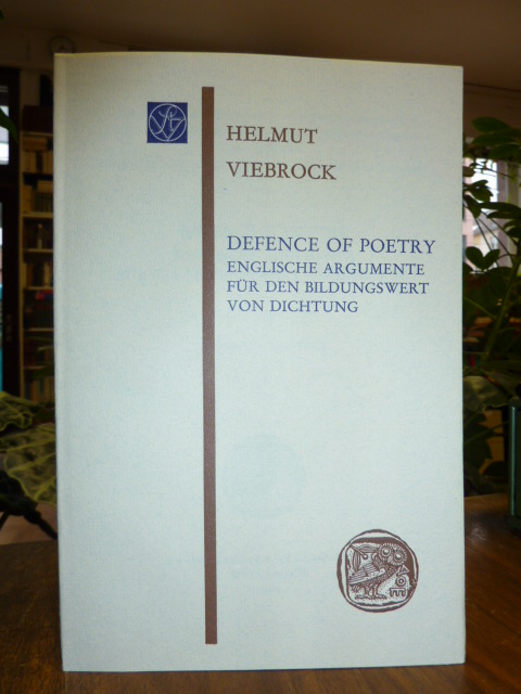 Viebrock, Defence of Poetry – Englische Argumente für den Bildungswert von Dicht