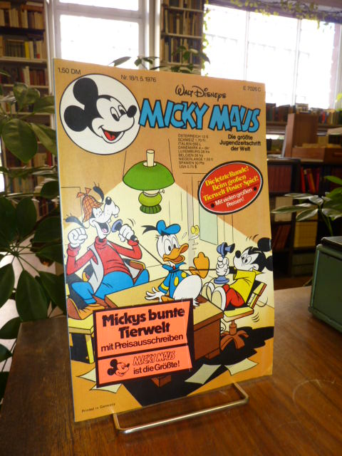 Disney, Micky Maus – Die größte Jugendzeitschrift der Welt, Nr. 18 von 1.5.1976,