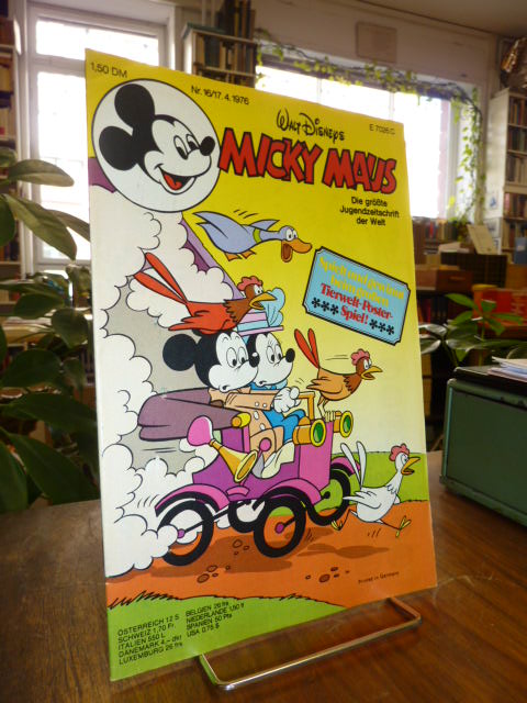 Disney, Micky Maus – Die größte Jugendzeitschrift der Welt, Nr. 16 vom 17.4.1976 Disney, Micky Maus – Die größte Jugendzeitschrift der Welt, Nr. 16 vom 17.4.1976