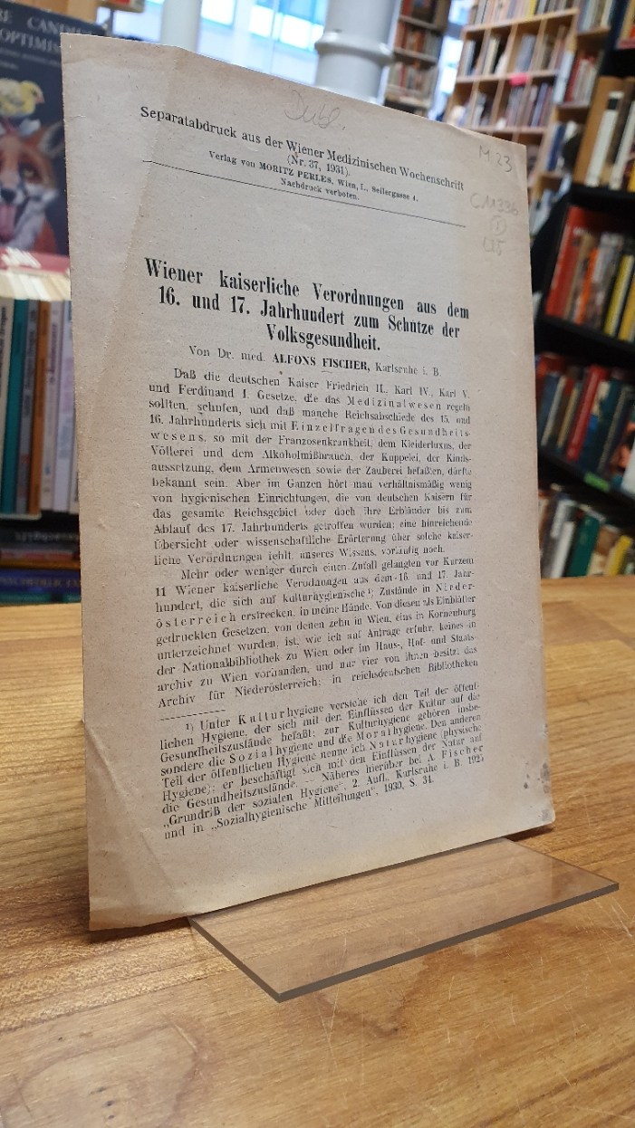 Maske, Wiener kaiserliche Verordnungen aus dem 16. und 17. Jahrhundert zum Schut