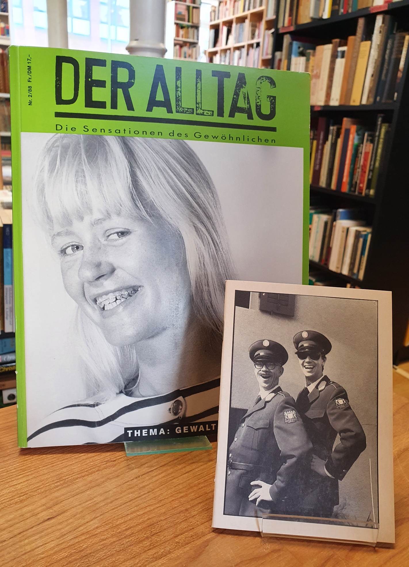 Keller, Der Alltag – Sensationsblatt des Gewöhnlichen, Heft 2/88: Thema Gewalt, Keller, Der Alltag – Sensationsblatt des Gewöhnlichen, Heft 2/88: Thema Gewalt,