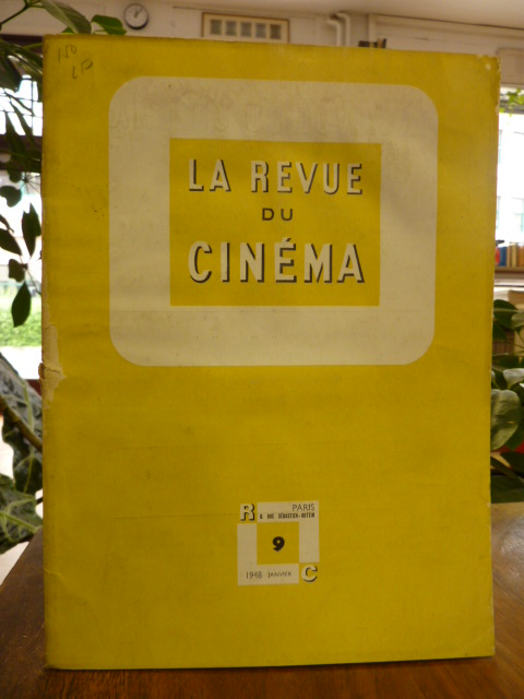 Auriol, La Revue du Cinema – Cahiers mensuels de l’art du film, No. 9,