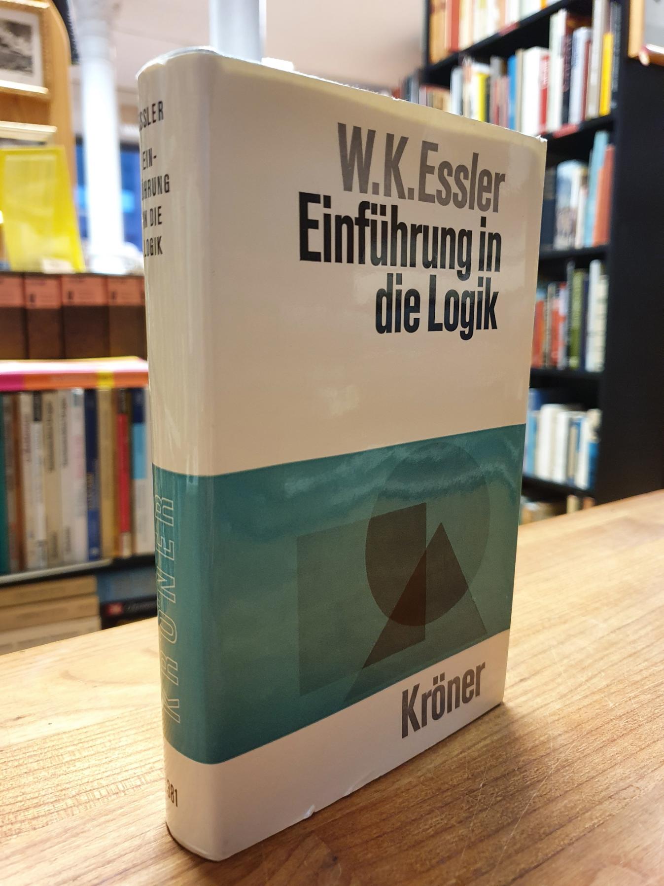 Essler, Einführung in die Logik