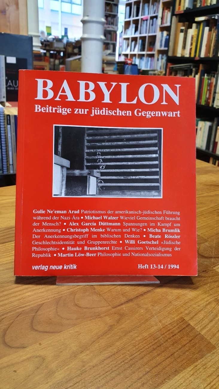 Brumlik, Babylon – Beiträge zur jüdischen Gegenwart – Heft 13-14 / 1994, Brumlik, Babylon – Beiträge zur jüdischen Gegenwart – Heft 13-14 / 1994,