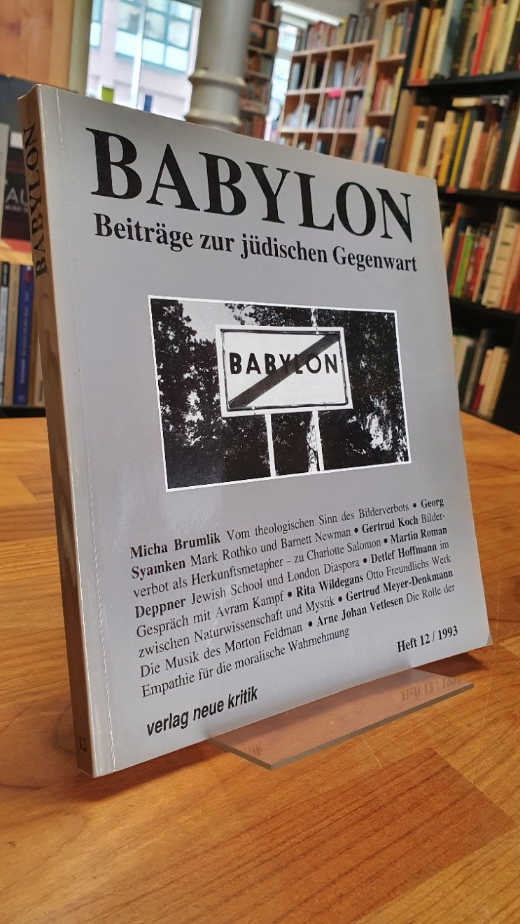 Brumlik, Babylon – Beiträge zur jüdischen Gegenwart – Heft 12 / 1993, Brumlik, Babylon – Beiträge zur jüdischen Gegenwart – Heft 12 / 1993,