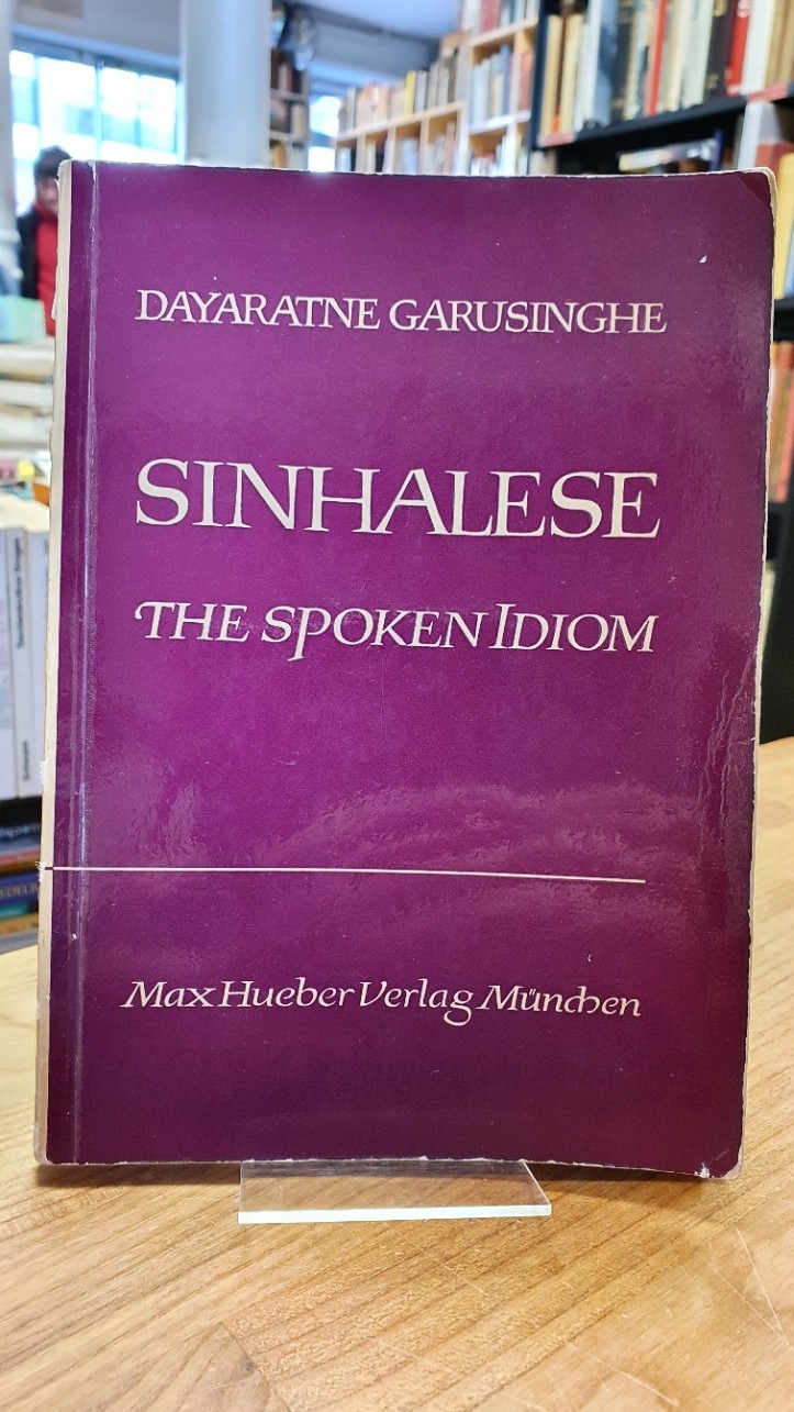 Singhalesisch / Garusinghe, Sinhalese The Spoken Idiom,