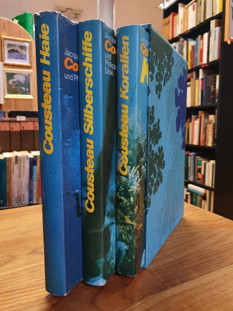 Cousteau, (Knaurs Geheimnisse u. Rätsel d. Meeres).: 3 Bände Korallen, Silbeschi Cousteau, (Knaurs Geheimnisse u. Rätsel d. Meeres).: 3 Bände Korallen, Silbeschi