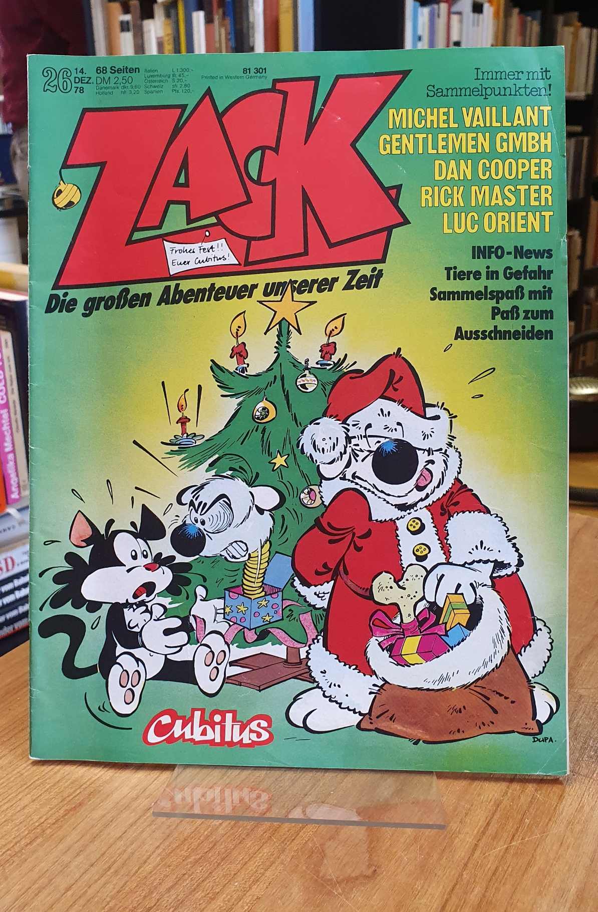 Kläsener, ZACK – Die großen Abenteuer unserer Zeit, Heft 26 vom 14. Dezember 197 Kläsener, ZACK – Die großen Abenteuer unserer Zeit, Heft 26 vom 14. Dezember 197
