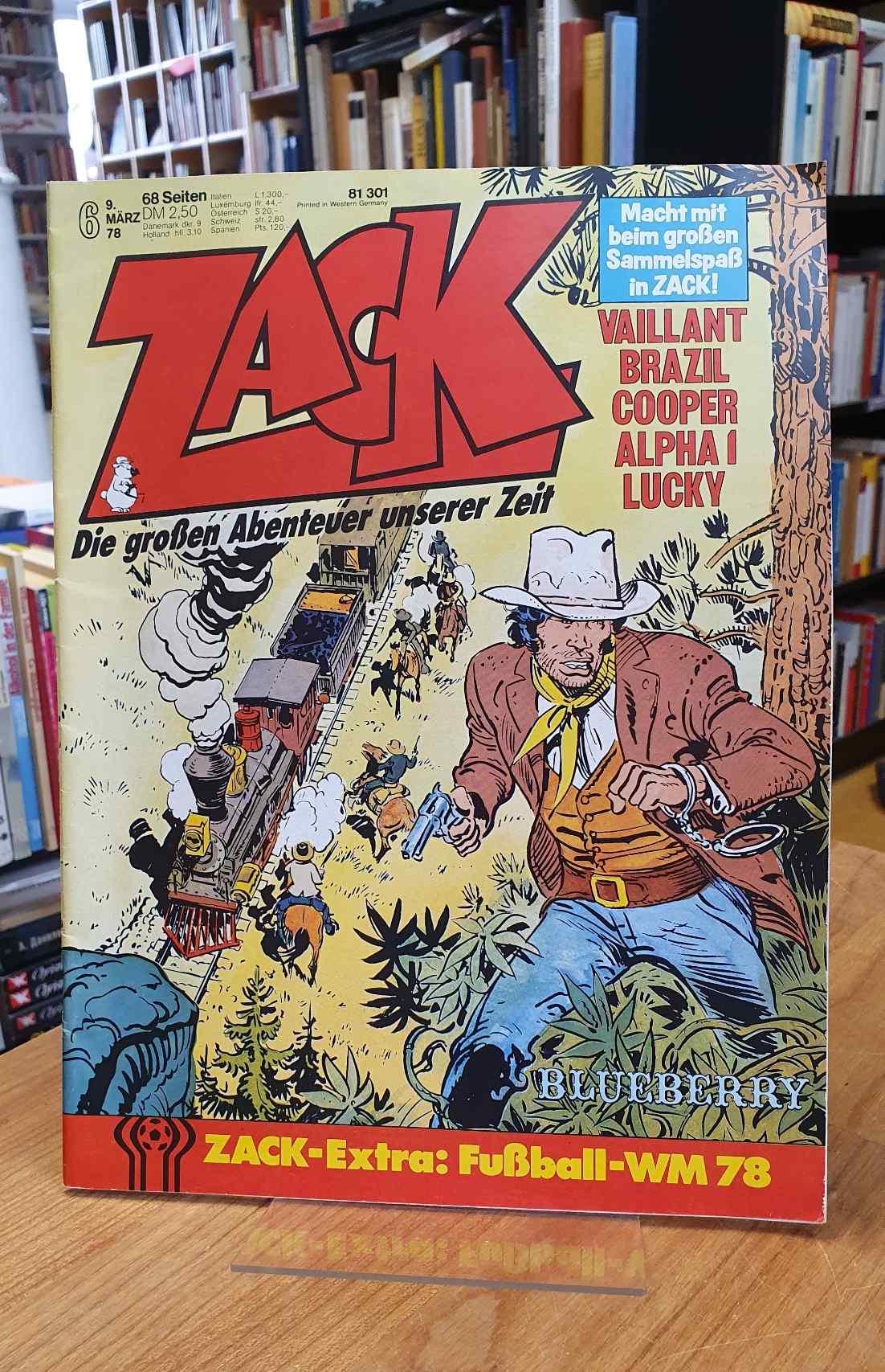 Kläsener, ZACK – Die großen Abenteuer unserer Zeit, Heft 6 vom 9. März 1978, Kläsener, ZACK – Die großen Abenteuer unserer Zeit, Heft 6 vom 9. März 1978,