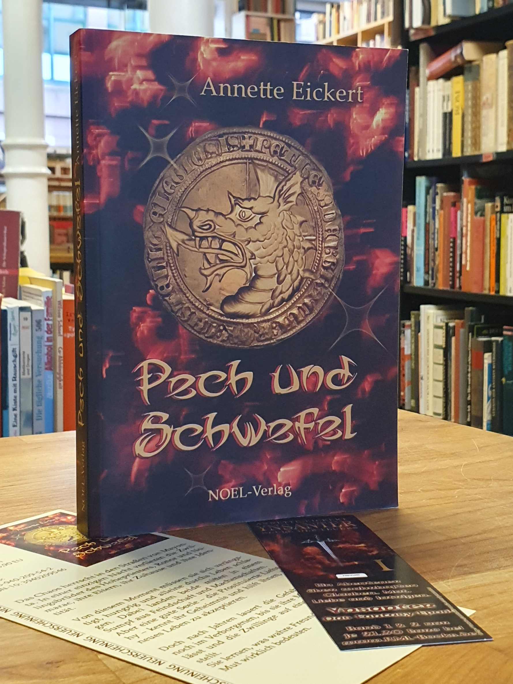 Eickert, Pech und Schwefel – Fantasy-Roman [signiert],