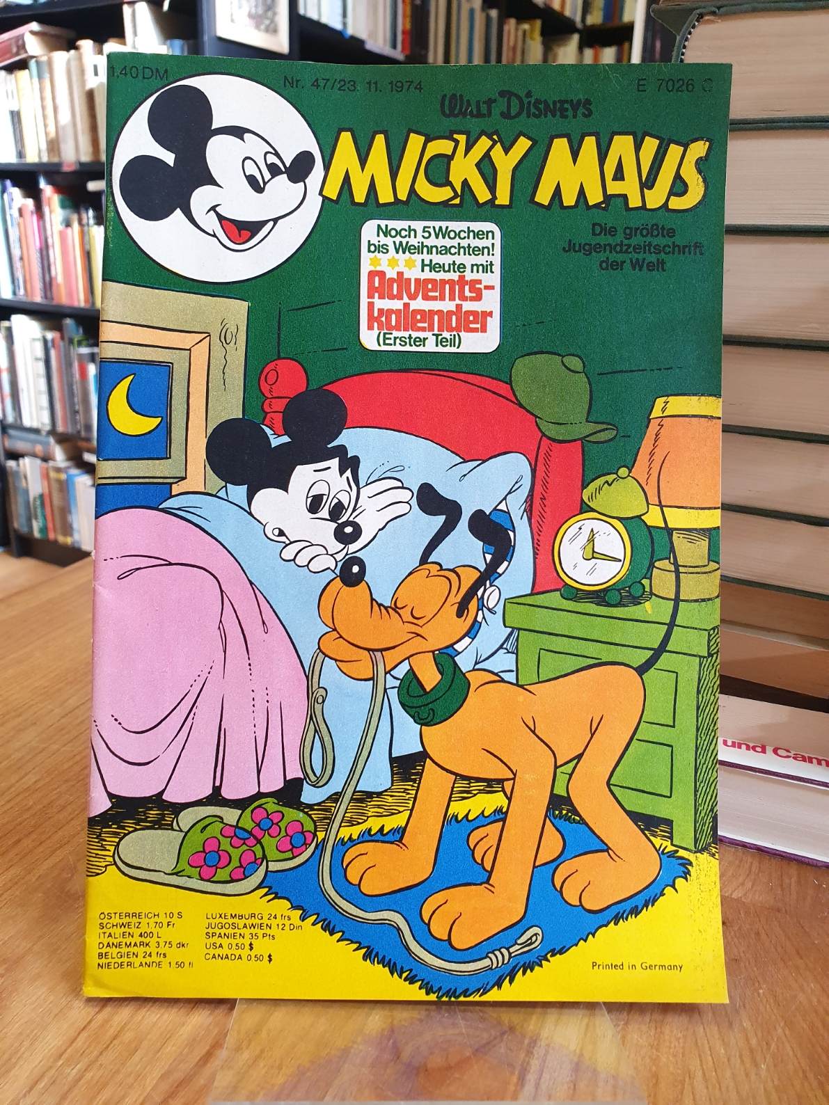 Disney, Micky Maus – Die größte Jugendzeitschrift der Welt, Nr. 47 vom 23.11.197 Disney, Micky Maus – Die größte Jugendzeitschrift der Welt, Nr. 47 vom 23.11.197