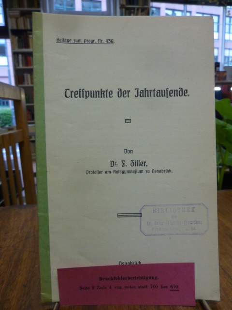 Ziller, Treffpunkt der Jahrtausende,