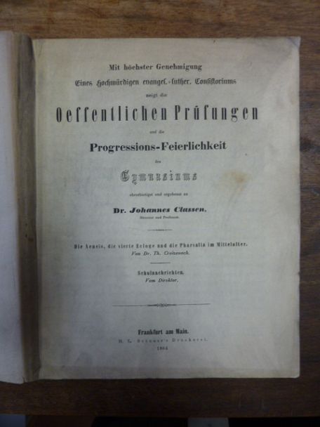Creizenach, Die Aeneis, die vierte Ecloge und die Pharsalia im Mittelalter, Creizenach, Die Aeneis, die vierte Ecloge und die Pharsalia im Mittelalter,