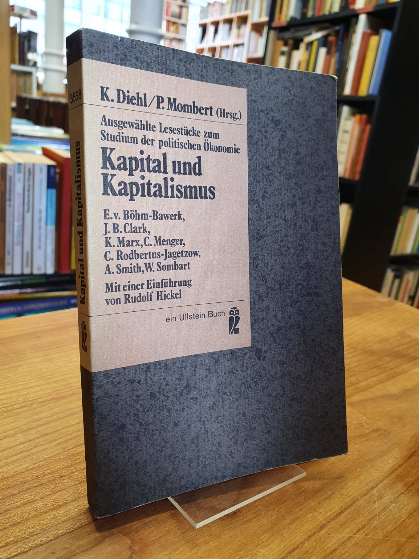 Diehl, Ausgewählte Lesestücke zum Studium der politischen Ökonomie – Band 15 – K Diehl, Ausgewählte Lesestücke zum Studium der politischen Ökonomie – Band 15 – K