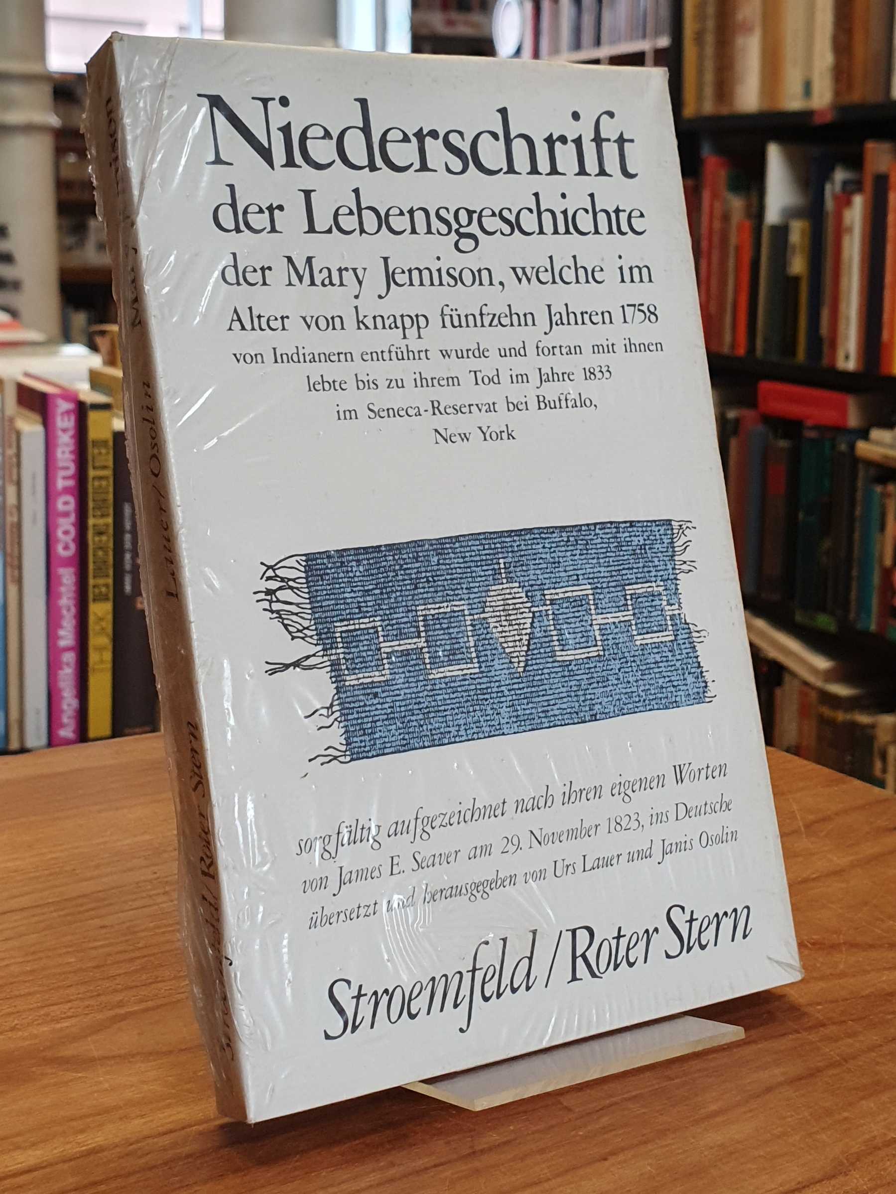 Jennison, Niederschrift der Lebensgeschichte der Mary Jemison, welche im Alter v