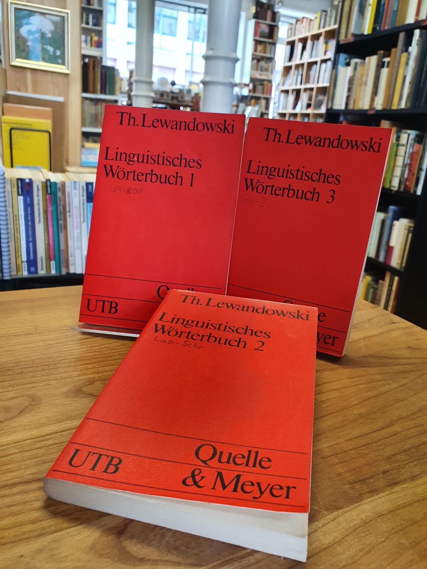 Lewandowski, Linguistisches Wörterbuch – [in drei Bänden] (= alles),