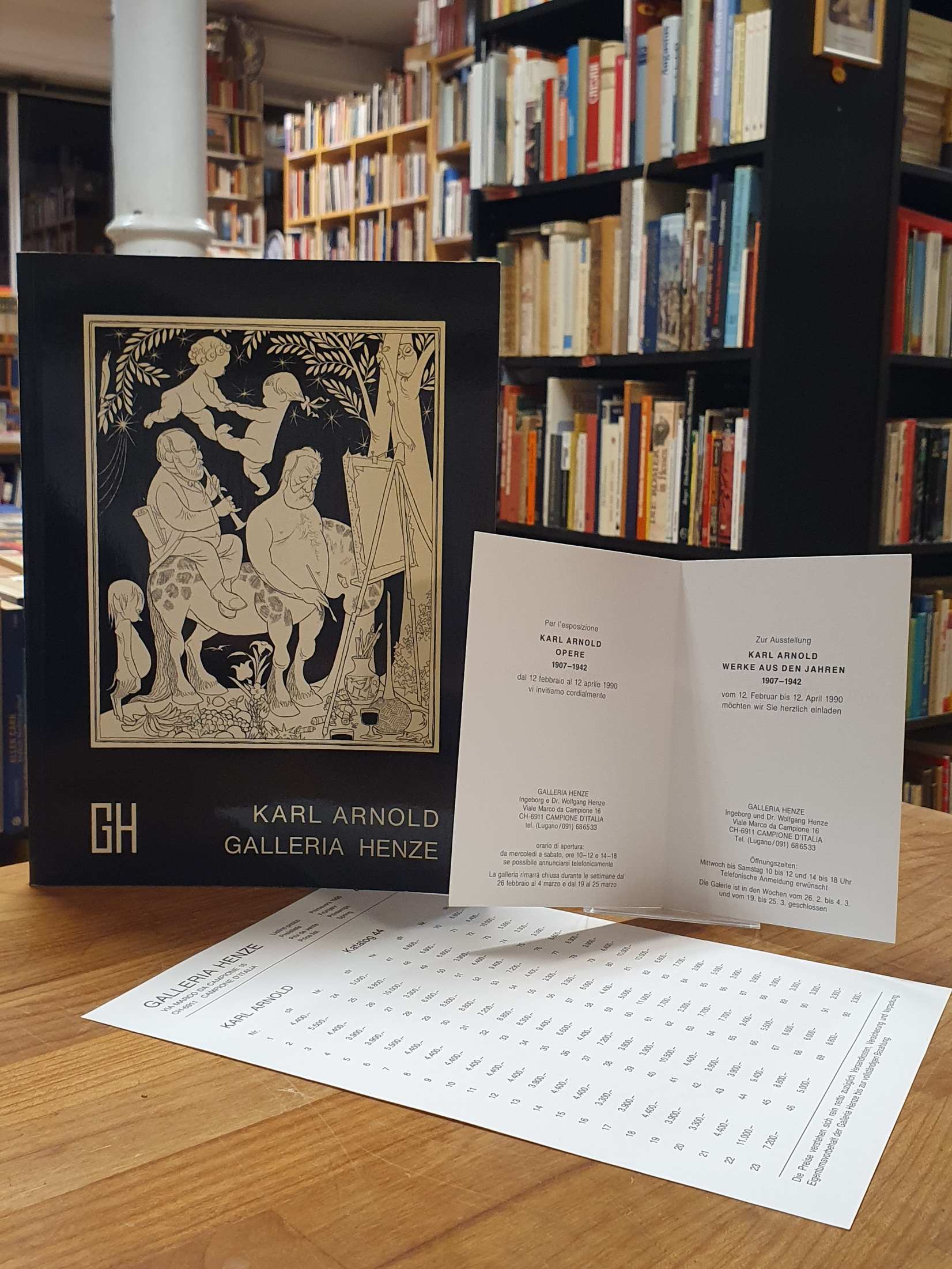 Karl Arnold: Werke aus den Jahren 1907 – 1942, Karl Arnold: Werke aus den Jahren 1907 – 1942,