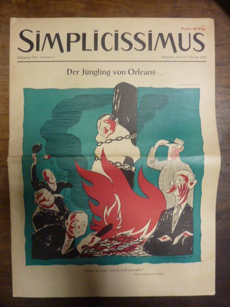 Simplicissimus Jahrgang 1955 – Nummer 8 – München, den 19. Februar 1955: Der Jün