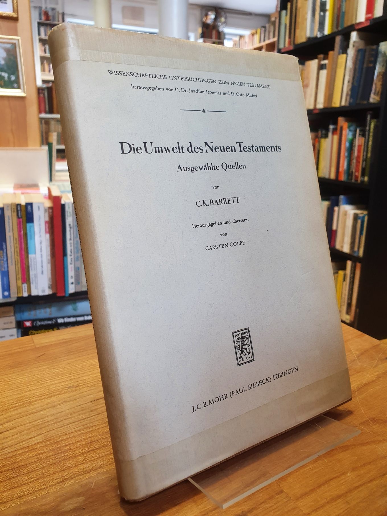 Barrett, Die Umwelt des Neuen Testaments, Barrett, Die Umwelt des Neuen Testaments,