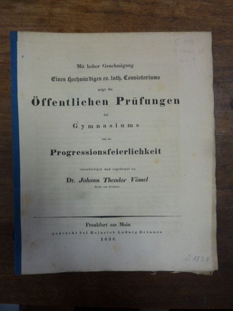 Schwenk, Teil 1: Beschreibung der griechischen Codices des Demosthenes zu Rom, T Schwenk, Teil 1: Beschreibung der griechischen Codices des Demosthenes zu Rom, T
