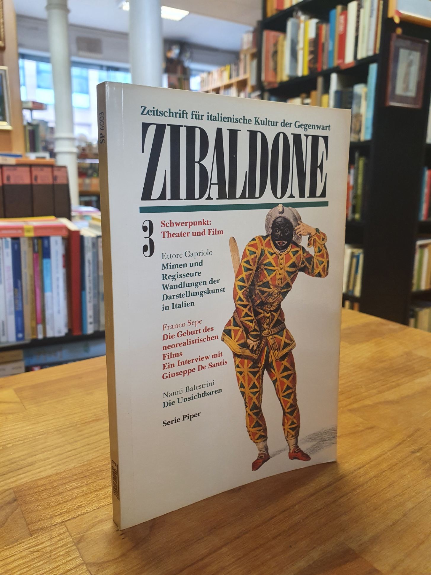 Italien / Harth, Zibaldone – Zeitschrift für Italienische Kultur der Gegenwart –