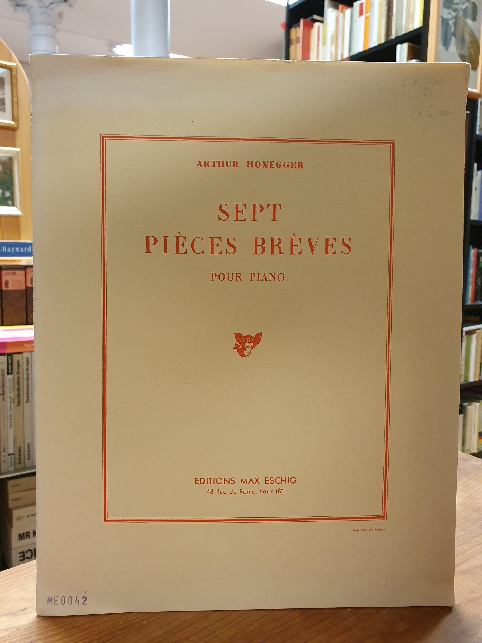 Honegger, Sept pièces breves pour piano, Honegger, Sept pièces breves pour piano,