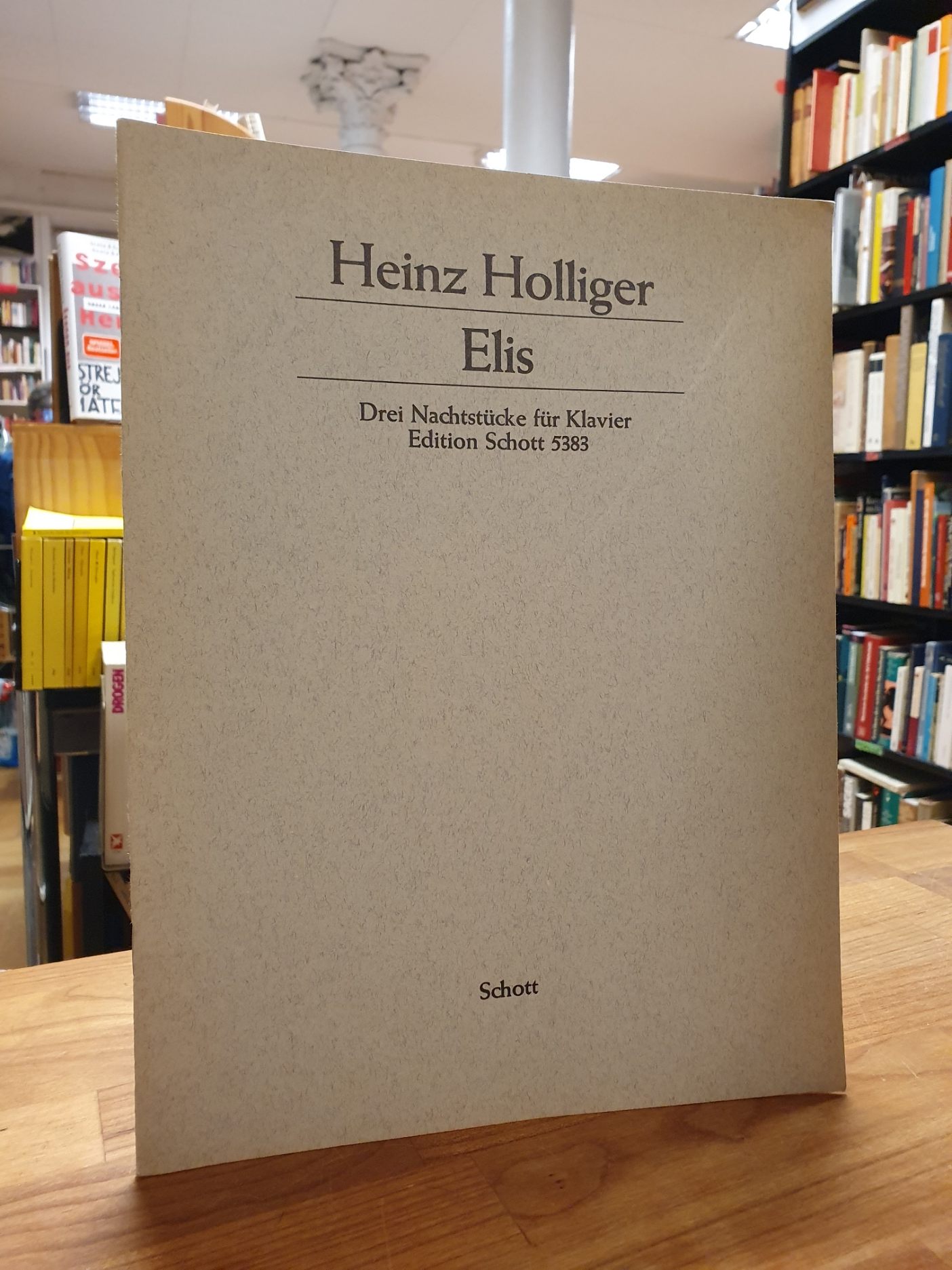 Holliger, Elis – Drei Nachtstücke für Klavier, Holliger, Elis – Drei Nachtstücke für Klavier,
