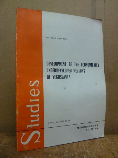 Pesakovic, Development of the Economically Underdeveloped Regions of Jugoslavia,