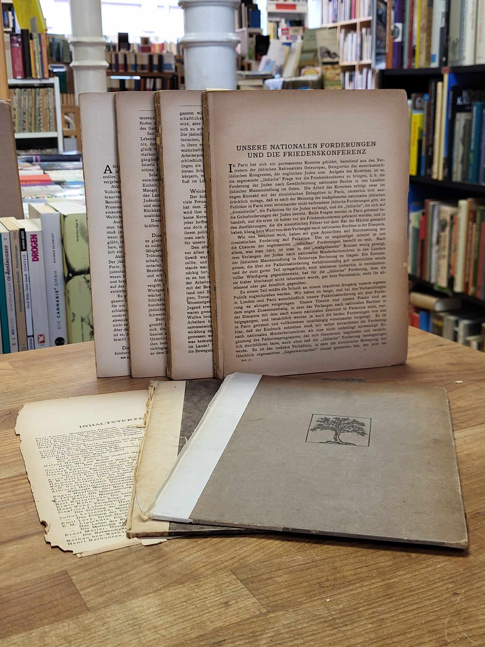 Buber, Der Jude – Eine Monatsschrift, 4. Jahrgang 1919/1920, Buber, Der Jude – Eine Monatsschrift, 4. Jahrgang 1919/1920,