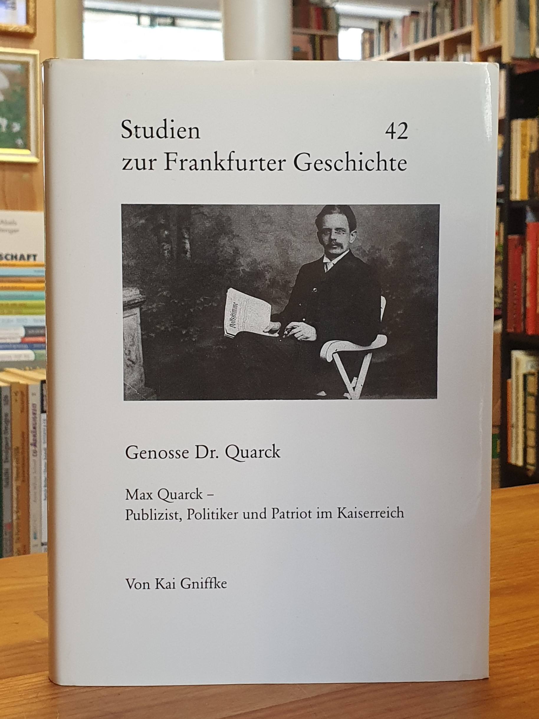 Genosse Dr. Quarck, Genosse Dr. Quarck,