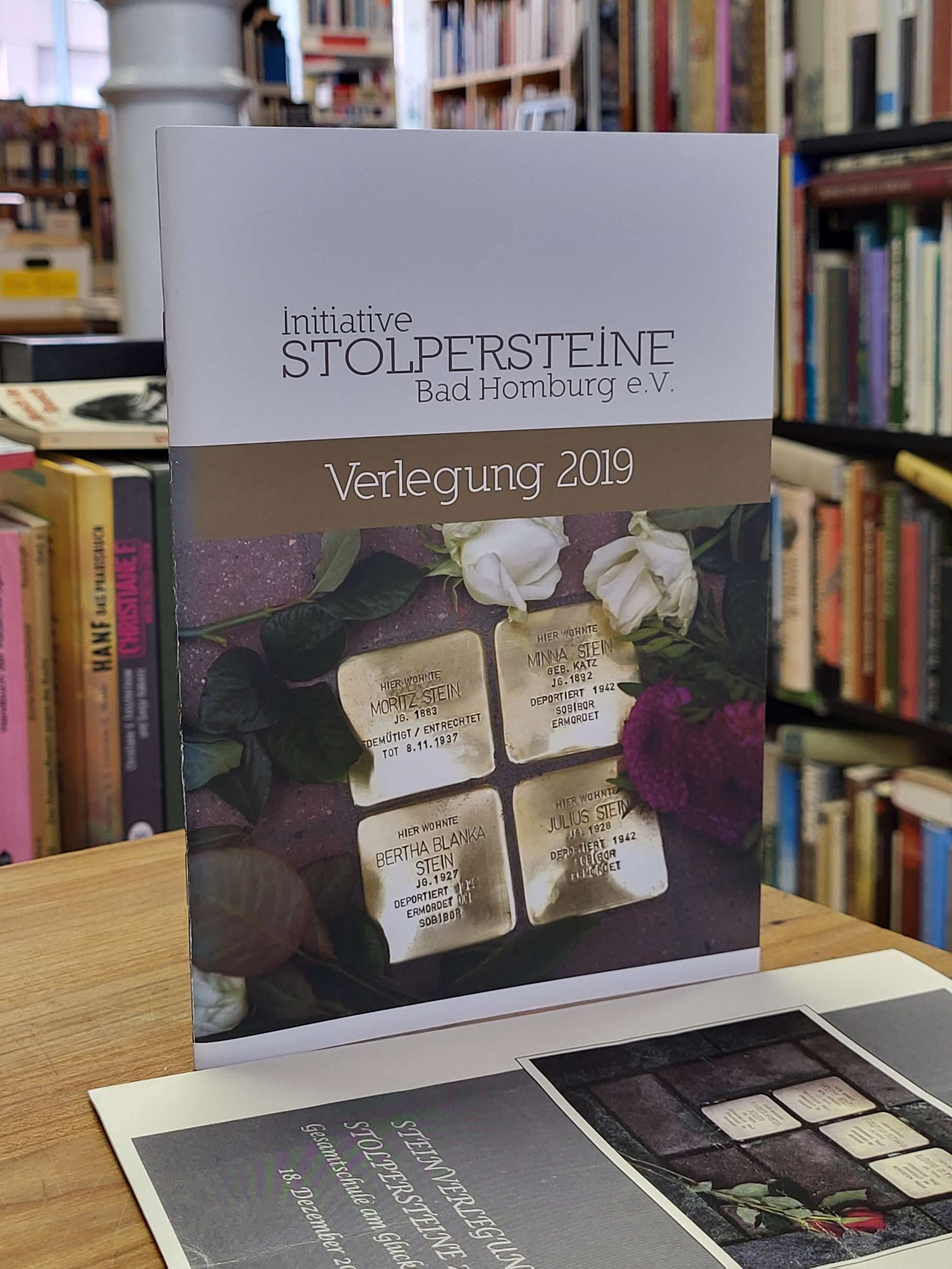 Initiative Stolpersteine Bad Homburg (Hrsg.), Verlegung 2019,