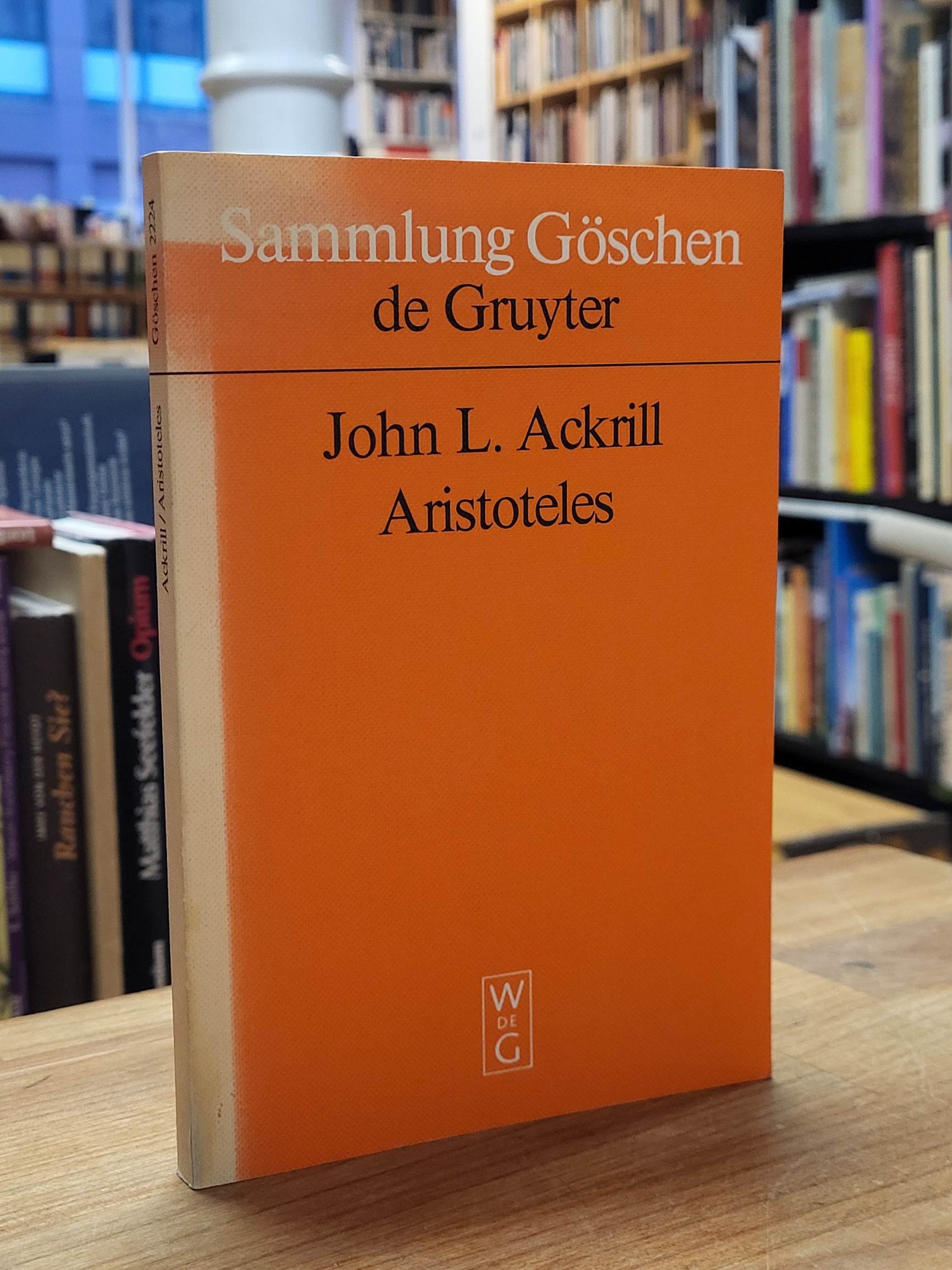 A[ristoteles] / Ackrill, Aristoteles – Eine Einführung in sein Philosophieren,