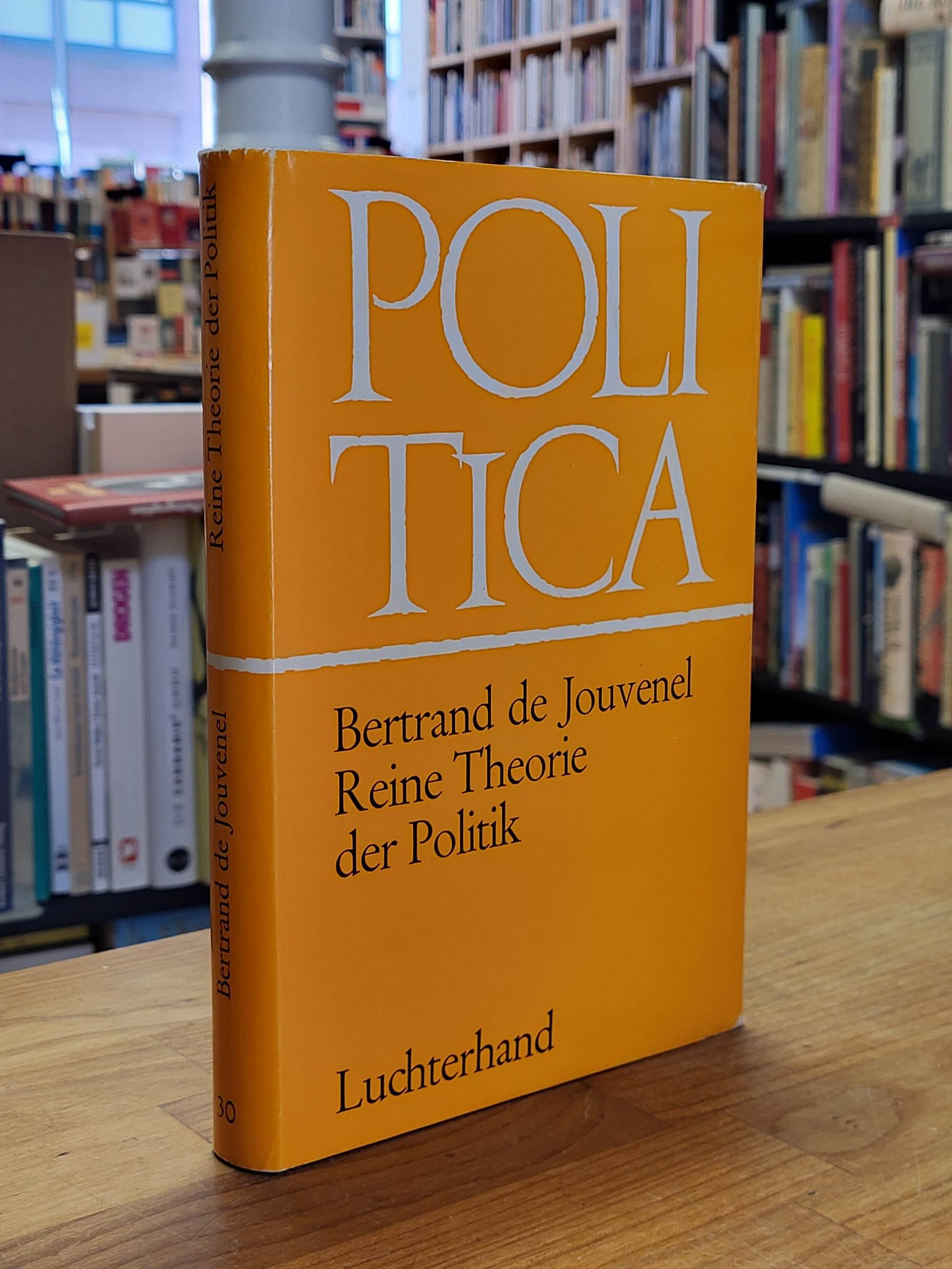 Jouvenel, Reine Theorie der Politik, Jouvenel, Reine Theorie der Politik,