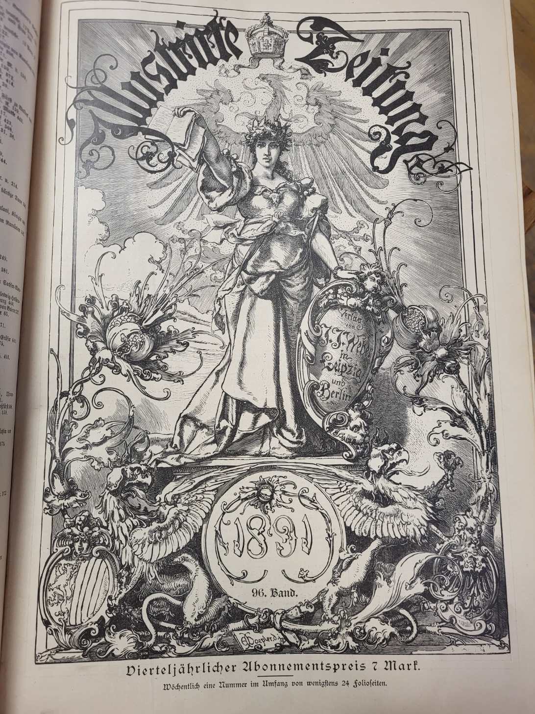 Illustrirte Zeitung, 1891 Illustrirte Zeitung, 1891
