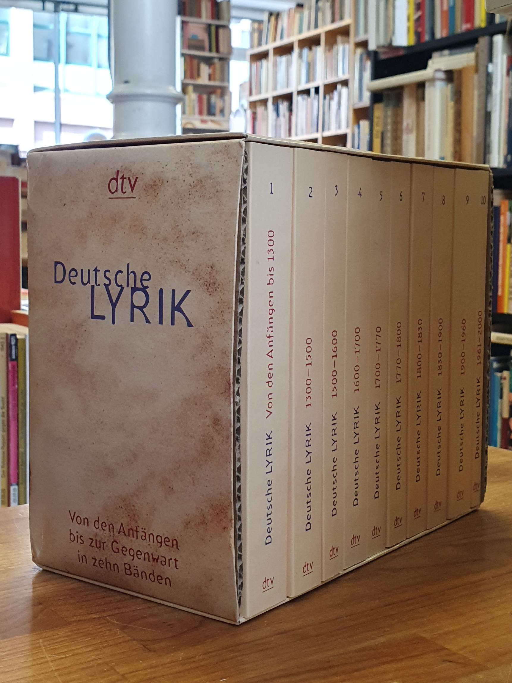 Höver, Deutsche Lyrik – Von den Anfängen bis zur Gegenwart in zehn Bänden, Höver, Deutsche Lyrik – Von den Anfängen bis zur Gegenwart in zehn Bänden,