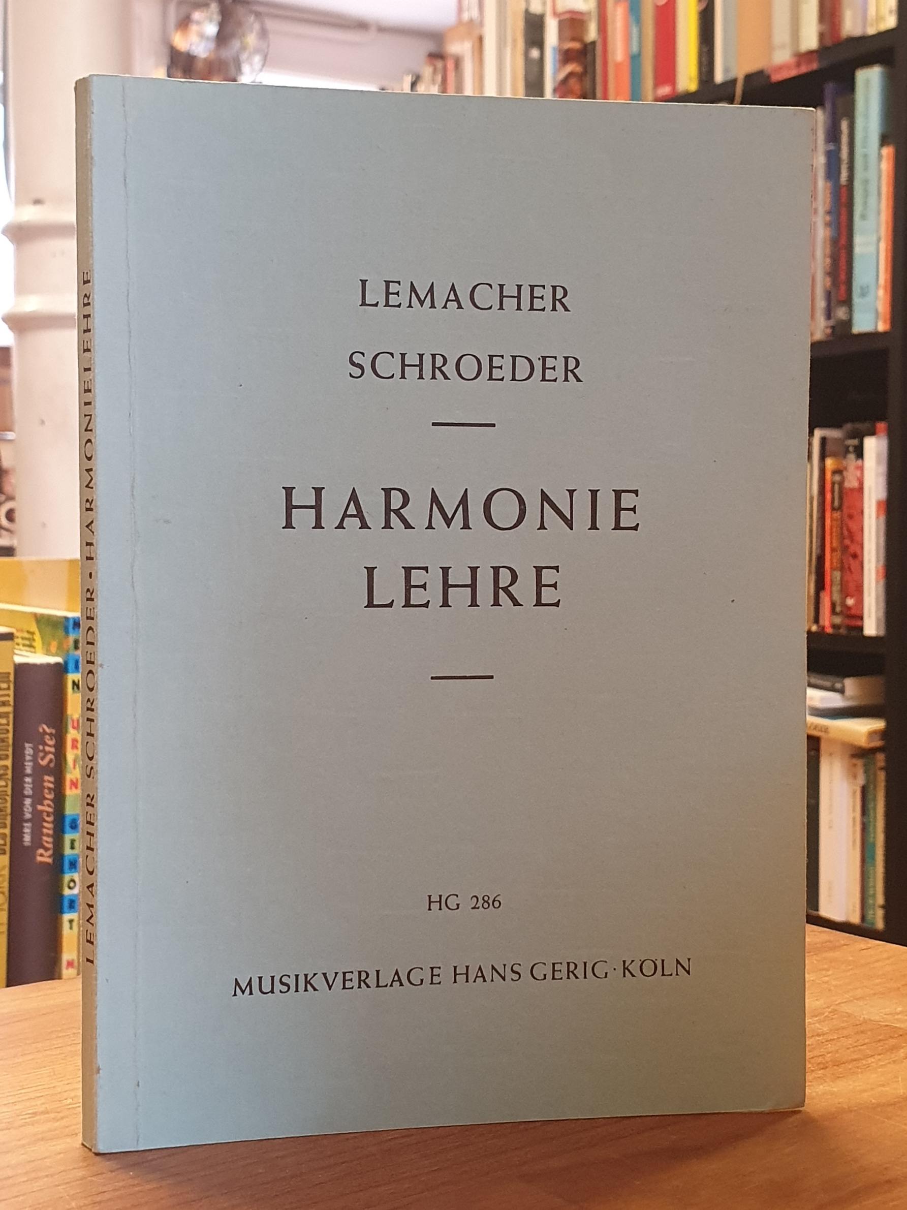 Lemacher, Harmonielehre,