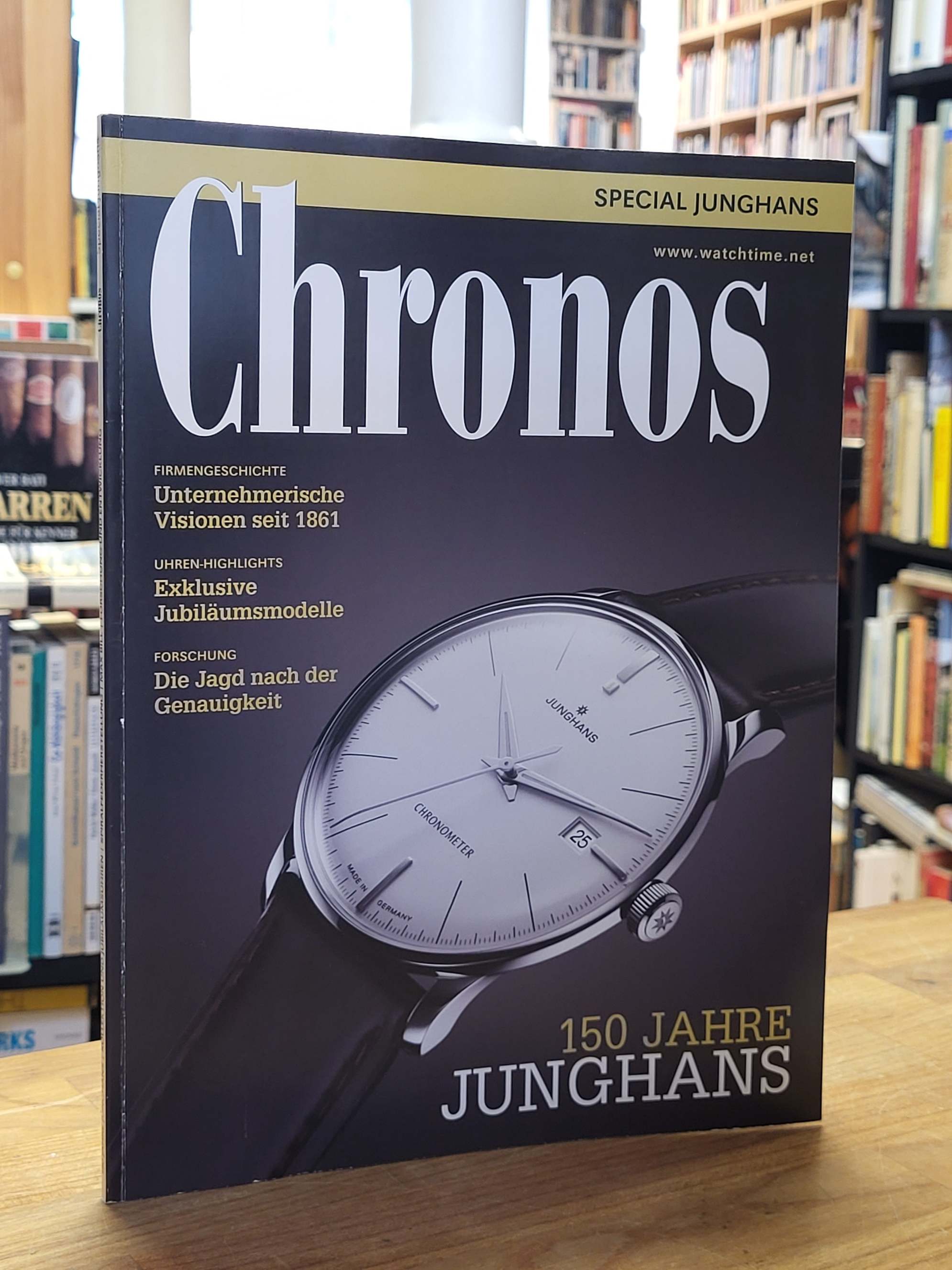 Junghans GmbH, Watch Time Magazine – Chronos, mit dem Thema: 150 jahre Junghans, Junghans GmbH, Watch Time Magazine – Chronos, mit dem Thema: 150 jahre Junghans,