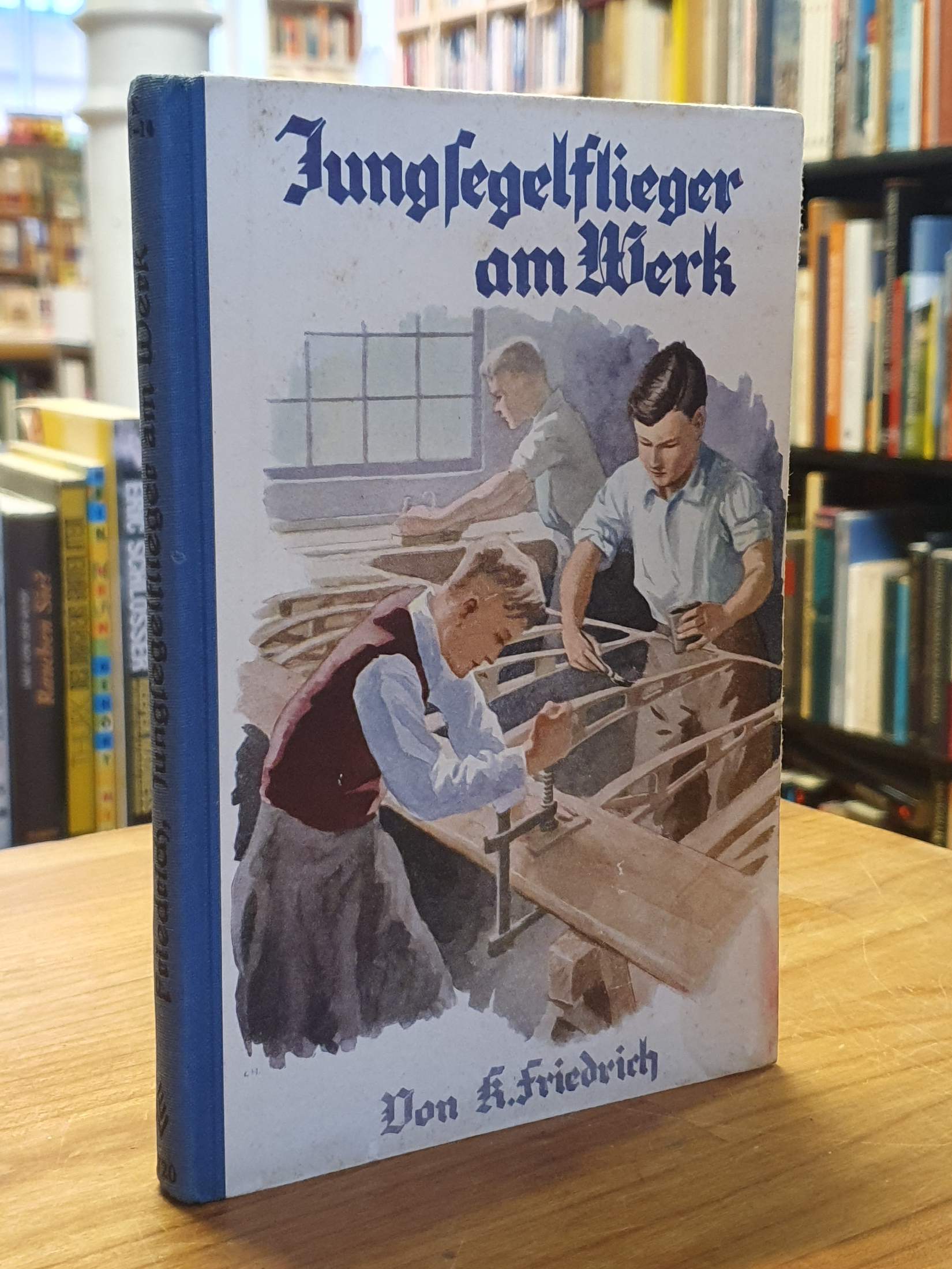 Friedrich, Jungsegelflieger am Werk, Friedrich, Jungsegelflieger am Werk,
