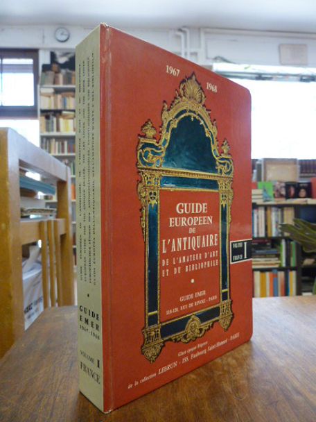 Emer, Guide Europeen de l’antiquaire, de l’amateur d’art et du bibliophile 1967 Emer, Guide Europeen de l’antiquaire, de l’amateur d’art et du bibliophile 1967
