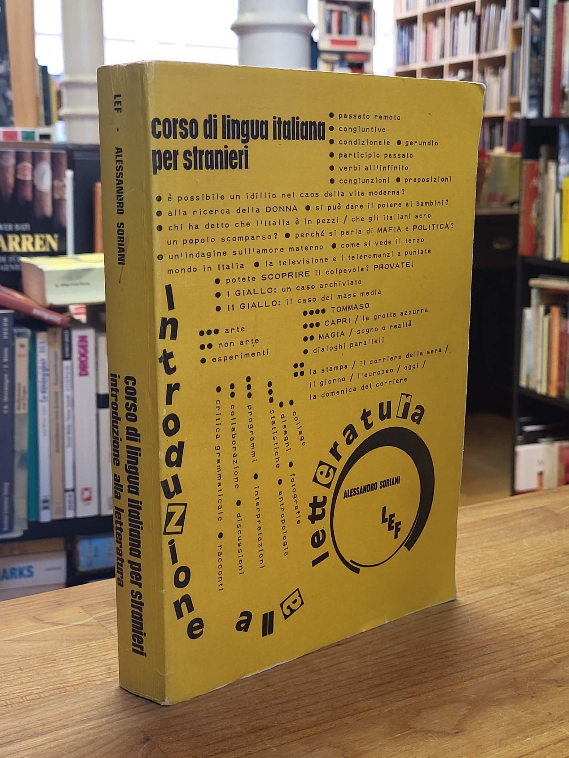 Soriani, Corso di lingua italiana per stranieri – introduzione alla letteratura, Soriani, Corso di lingua italiana per stranieri – introduzione alla letteratura,