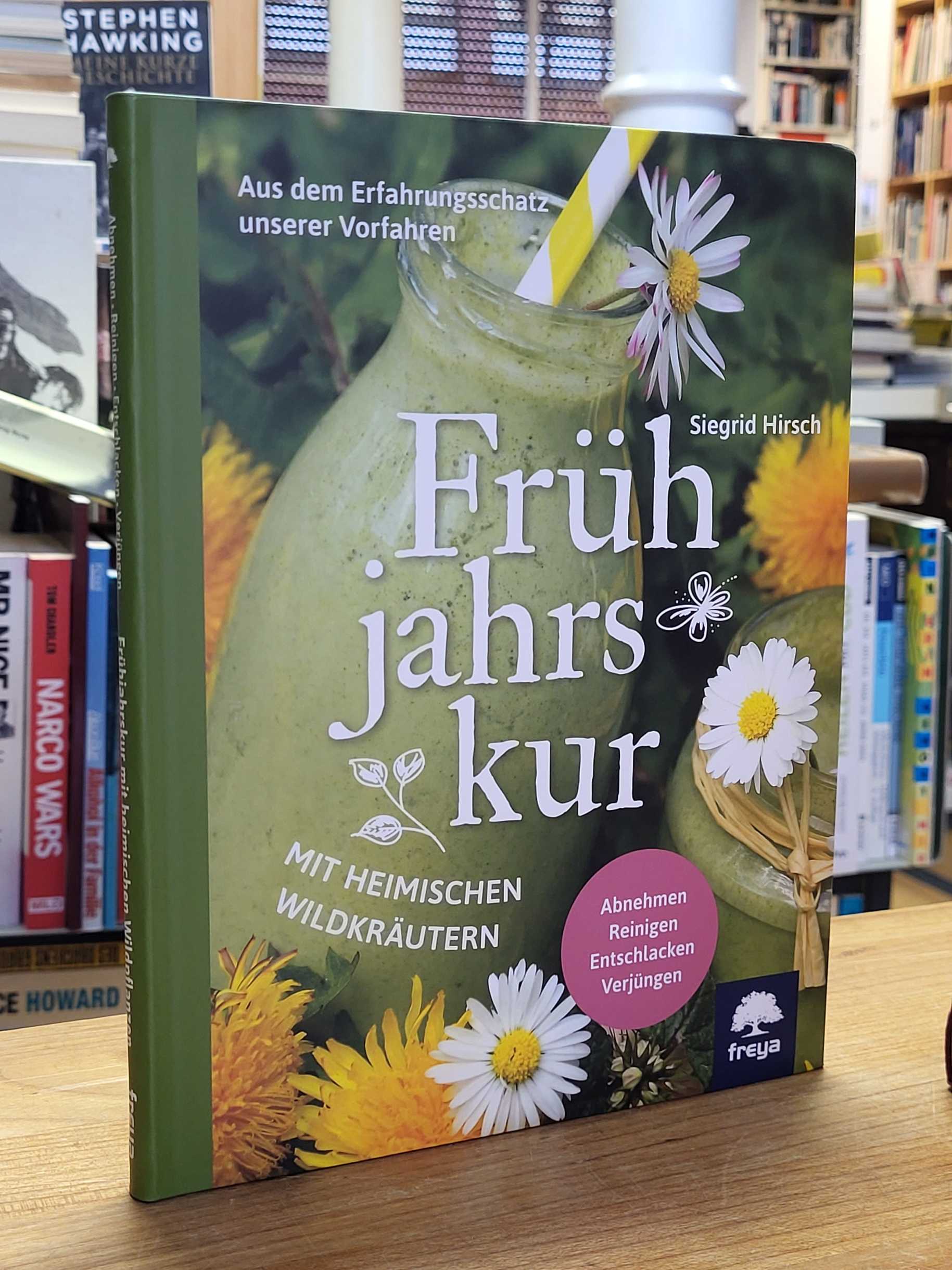 Hirsch, Frühjahrskur mit heimischen Wildpflanzen, Hirsch, Frühjahrskur mit heimischen Wildpflanzen,