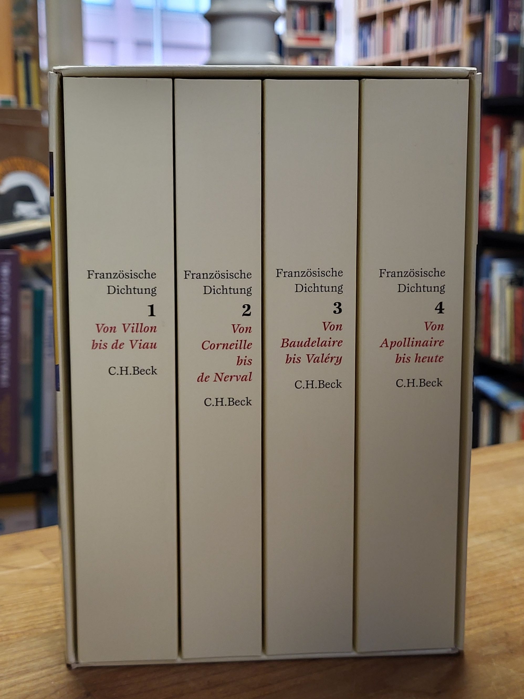 Kemp, Französische Dichtung, Band 1: Von Villon bis Théophile de Viau. Band 2: V Kemp, Französische Dichtung, Band 1: Von Villon bis Théophile de Viau. Band 2: V