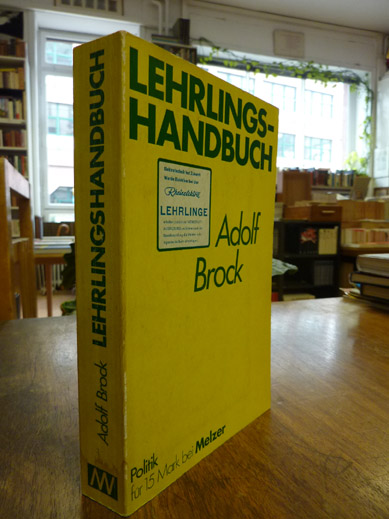 Brock, Lehrlingshandbuch – Orientierungen für die Ausbildung in Lehre und Berufs