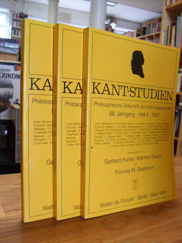 Kant, Kant-Studien – Philosophische Zeitschrift der Kant-Gesellschaft, 88. Jahrg