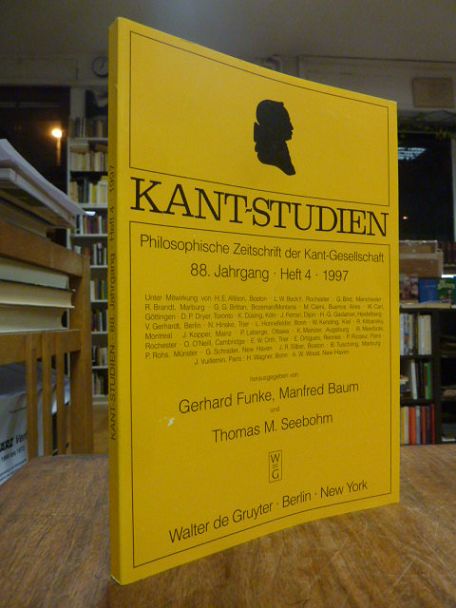 Kant, Kant-Studien – Philosophische Zeitschrift der Kant-Gesellschaft, 88. Jahrg